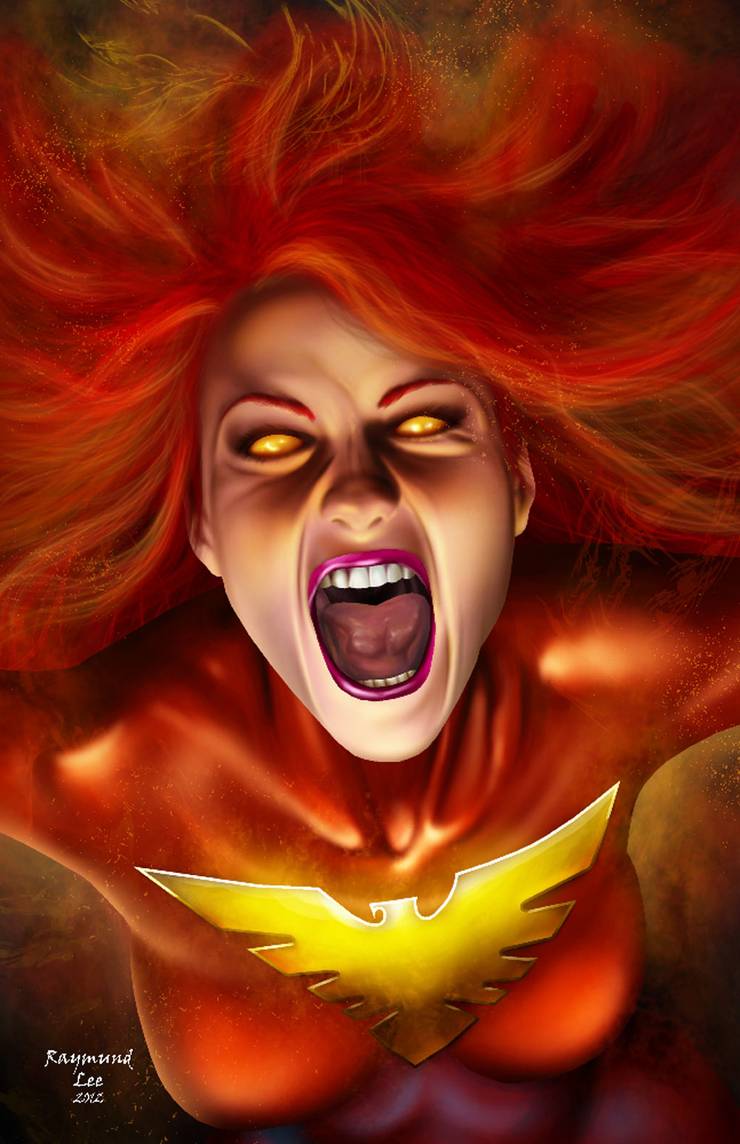 X Men 10 Dark Phoenix Fan Art Pics That Radiate Her
