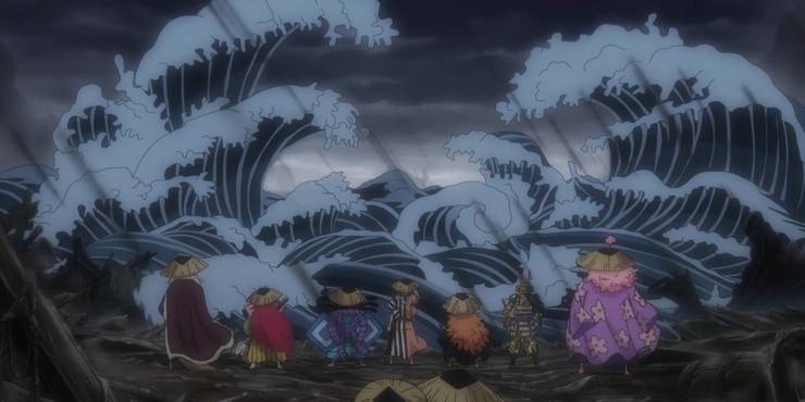 One Piece Episode 959 The Red Scabbards Plan Fails Cbr