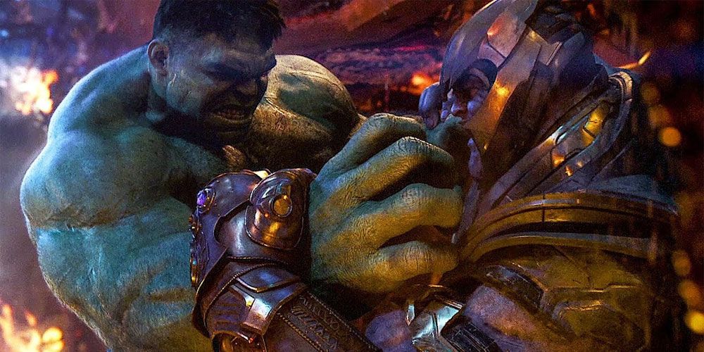 hulk vs thanos infinity war