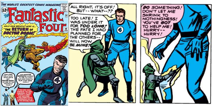 Marvel: Several Times Doctor Doom Tricked Death 12 Image result for return of doctor doom doom shrink ray