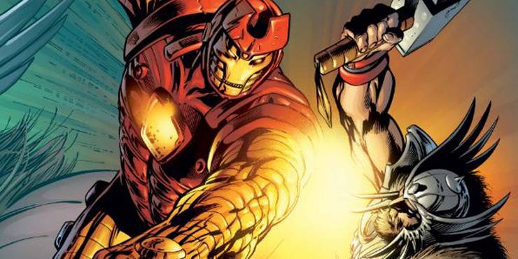 Iron Armory: 10 Facts That Prove Thorbuster Is Tony Stark's Deadliest Weapon, Not Hulkbuster 19 Iron Man in Thorbuster army.jpg?q=50&fit=crop&w=740&h=370&dpr=1