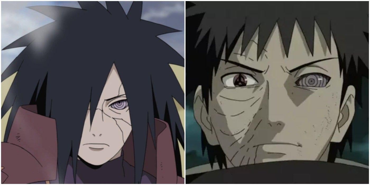 madara and obito side by side