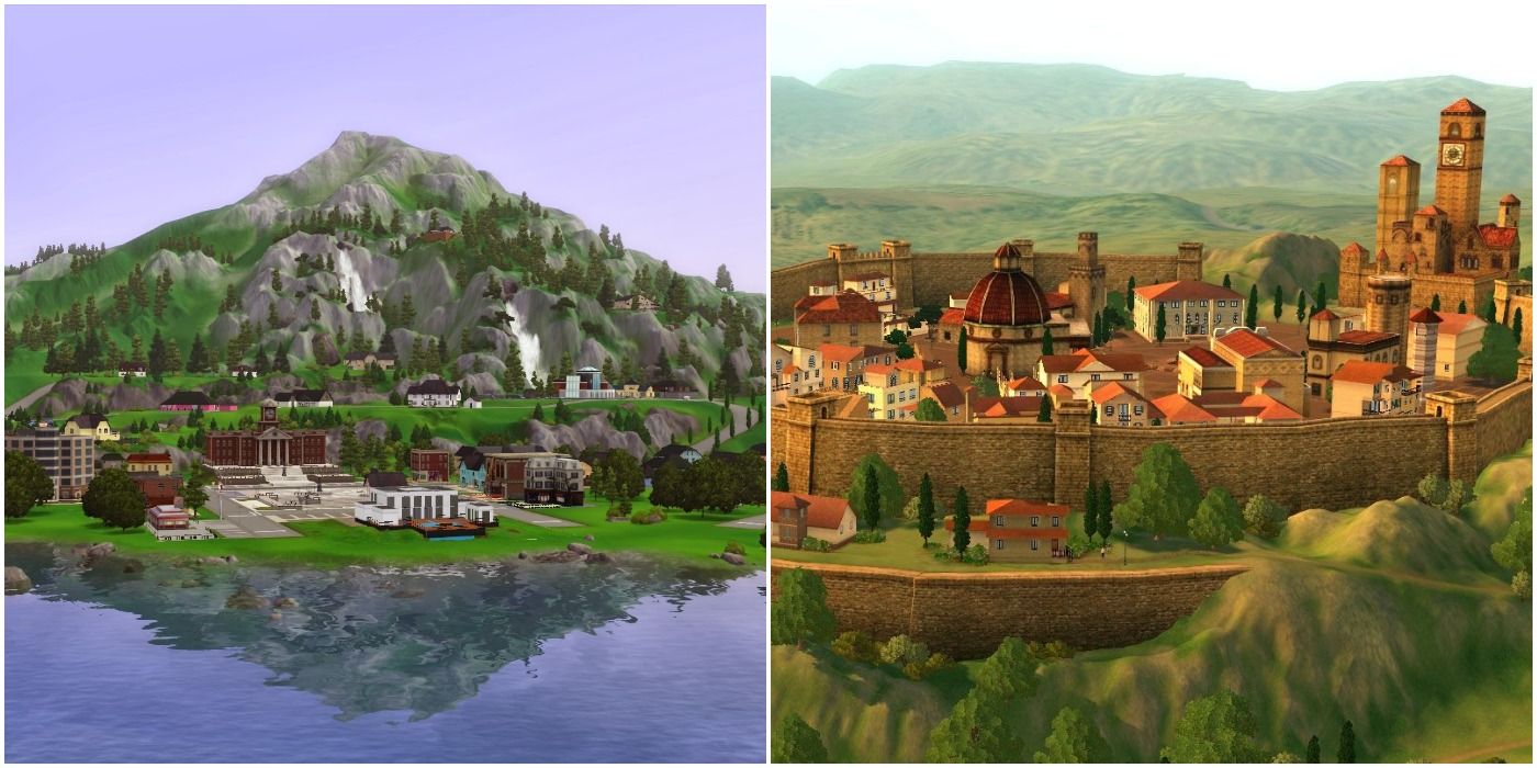 all sims 3 worlds