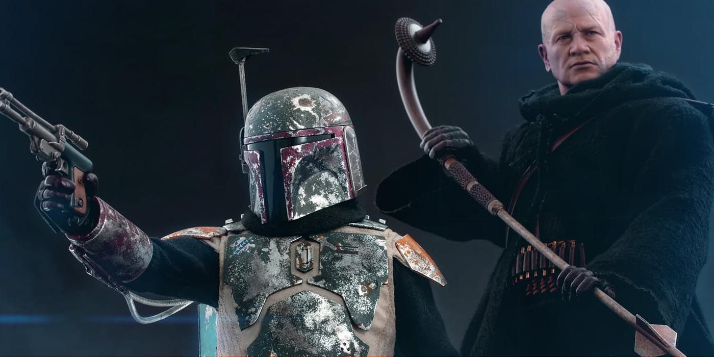 The Mandalorian Hot Toys Boba Fett Figure Set Lets You Go Armorless Or Full Beskar