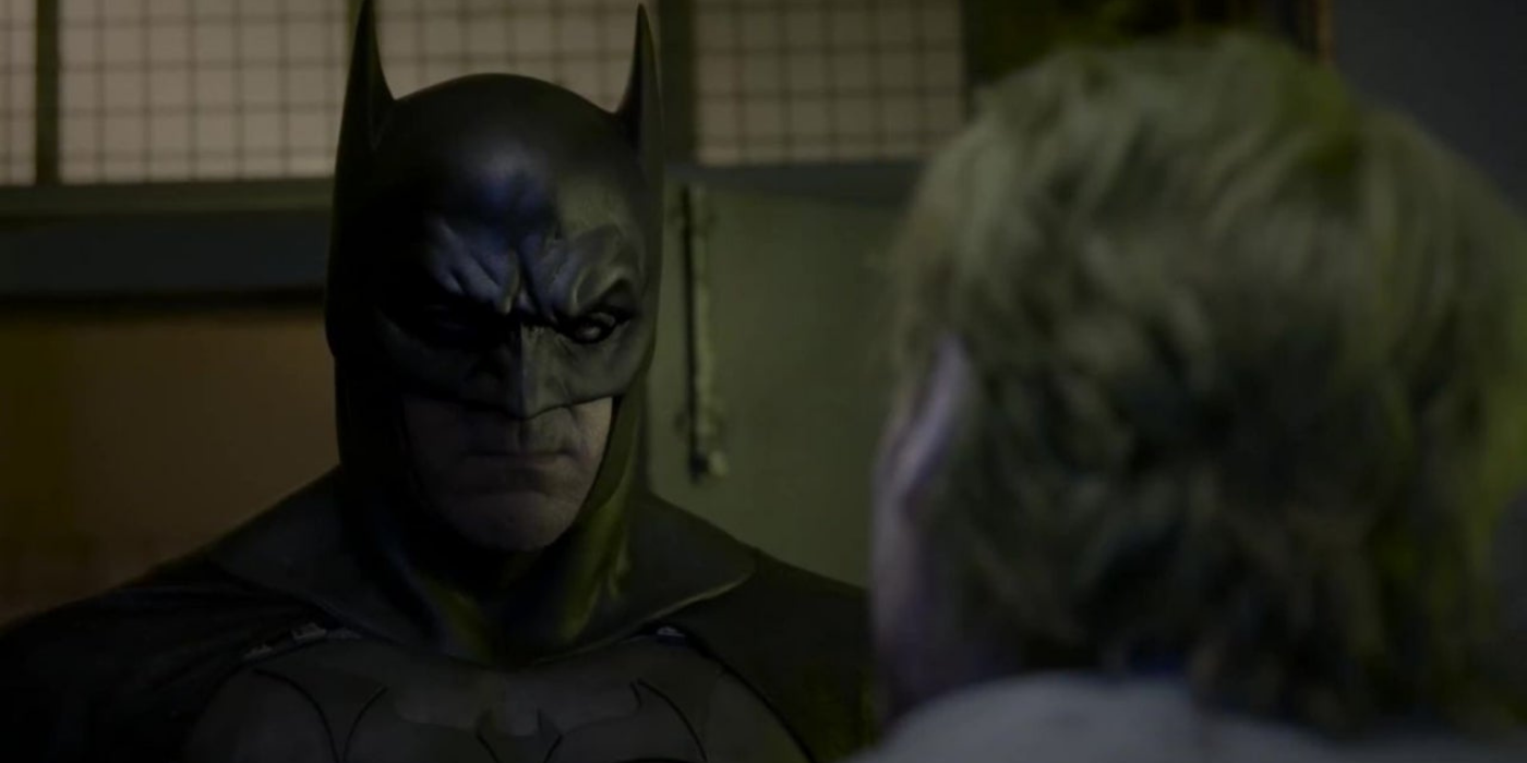 Batman: Dying is easy.  The fan movie has two amazing dressing rooms