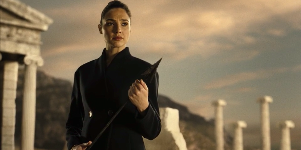 Gal Gadot as Wonder Woman in Zack Snyders Justice League Ending