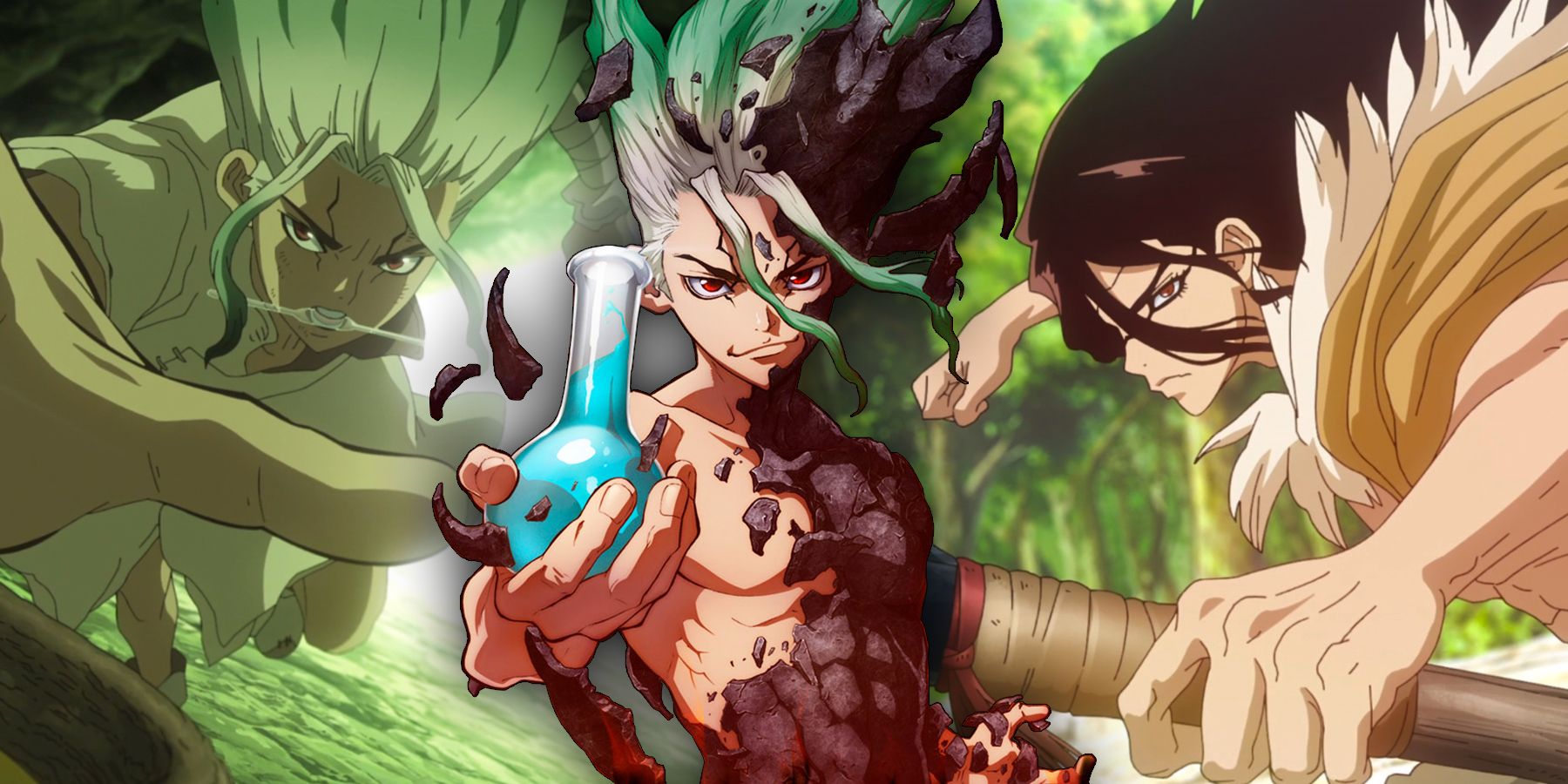 Senku Tsukasa Finally Face Off Again In Dr Stone Cbr