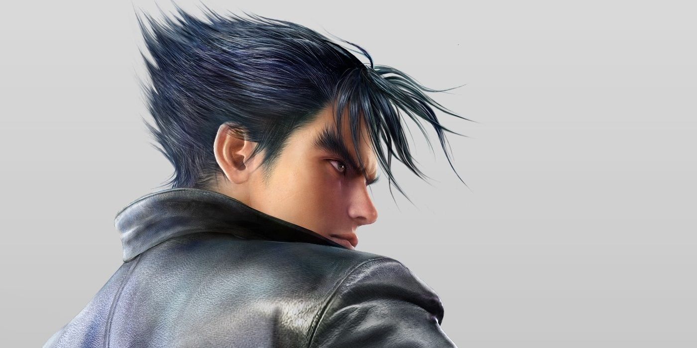 Jin Kazama from the Tekken video game series, with his back to the viewer, symbolizing the consequences of summoning a jin, which is a type of supernatural being.