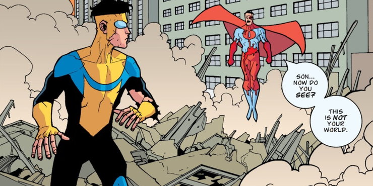 Invincible Omni Man S Most Brutal Battles Are Even More Violent Than The Show Invincible Omni Man S Most Brutal Battles Are Even More Violent Than The Show