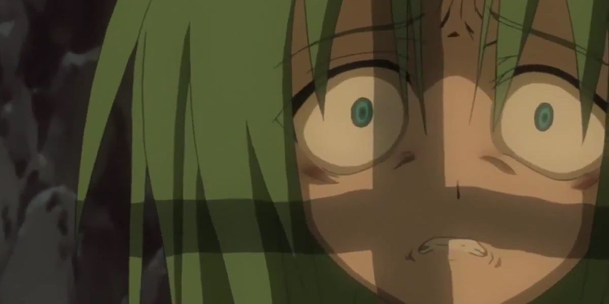 Mion Terrified In Higurashi When They Cry Anime 1
