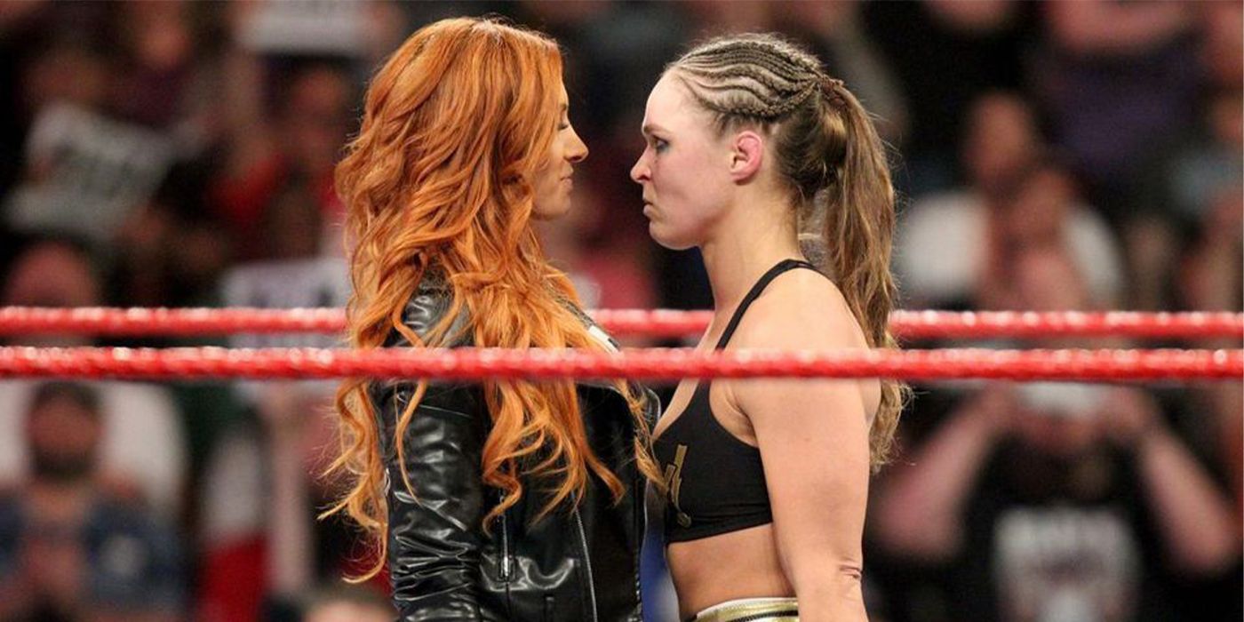 WWE Ronda Rousey Becky Lynch Featured Image