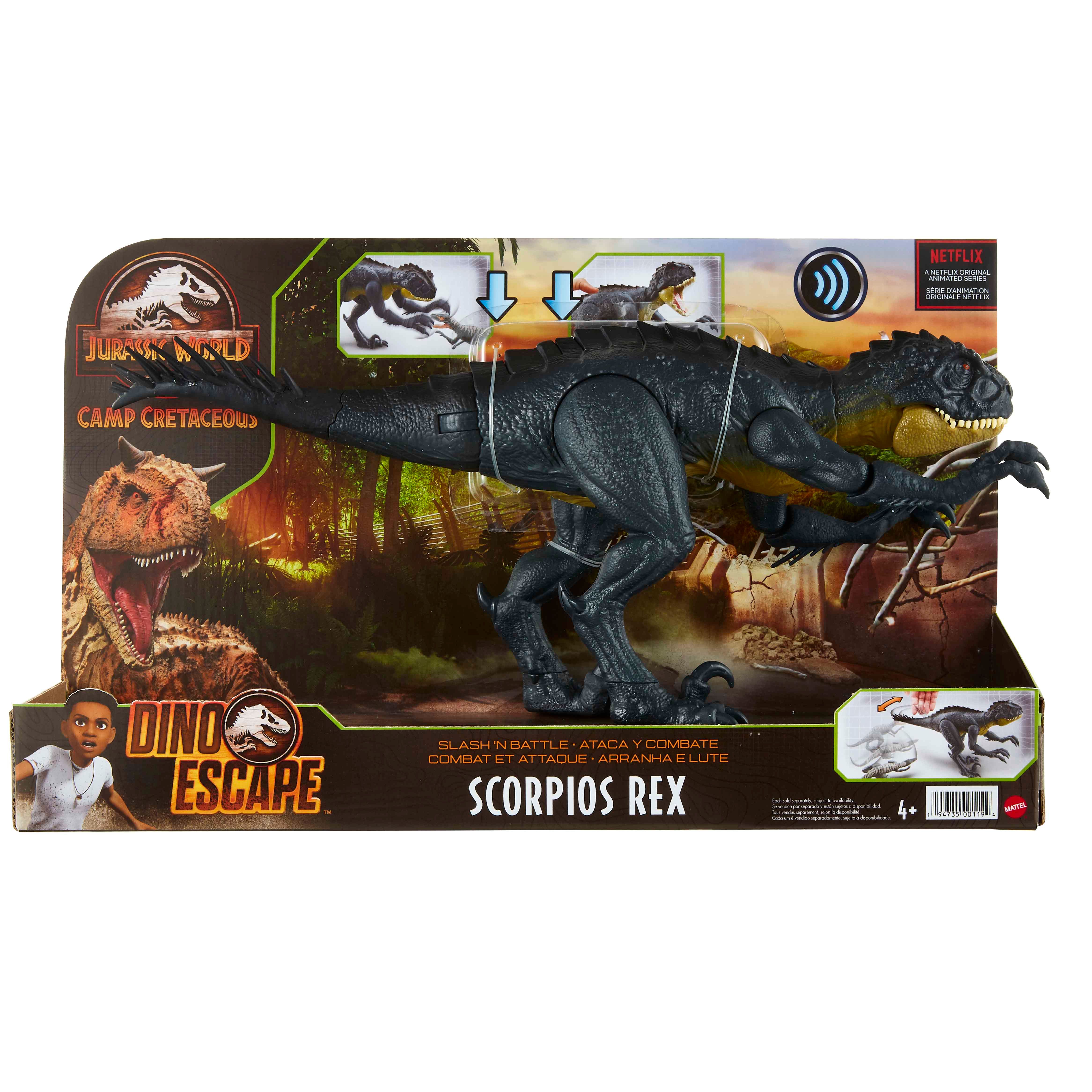 Mattel Unleashes Jurassic World Camp Cretaceous Scorpios Rex