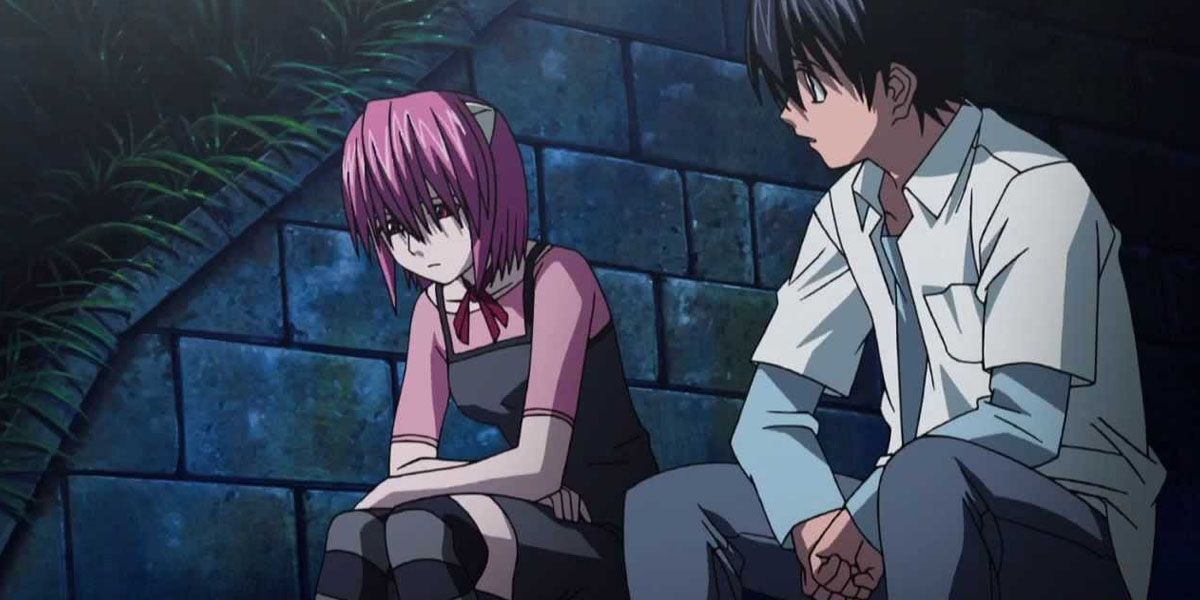 Lucy And Kouta In Elfen Lied