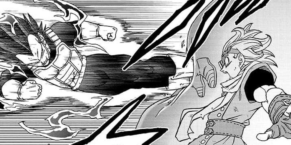 Dragon Ball Super Ultra Ego Vegeta Kicks Granolah