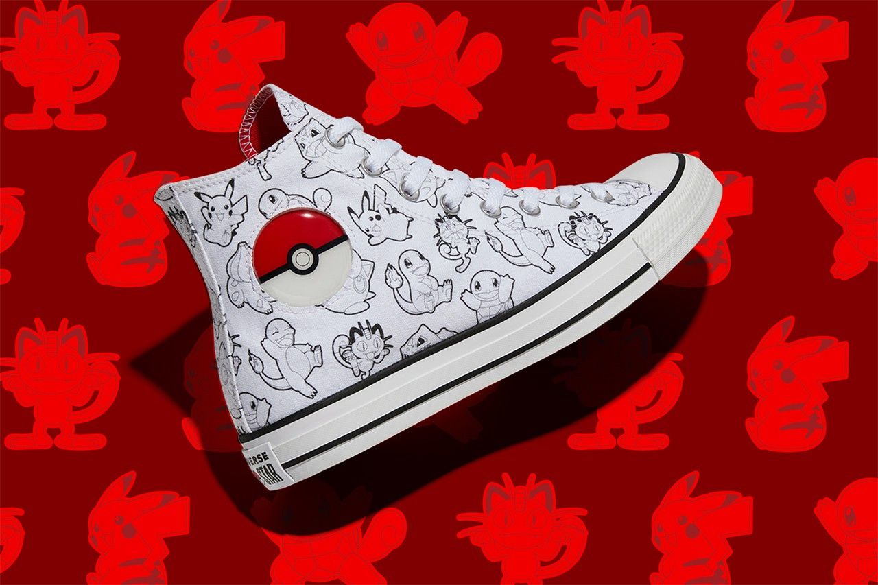 Converse Catches Pokémon Sneaker and Apparel Collaboration