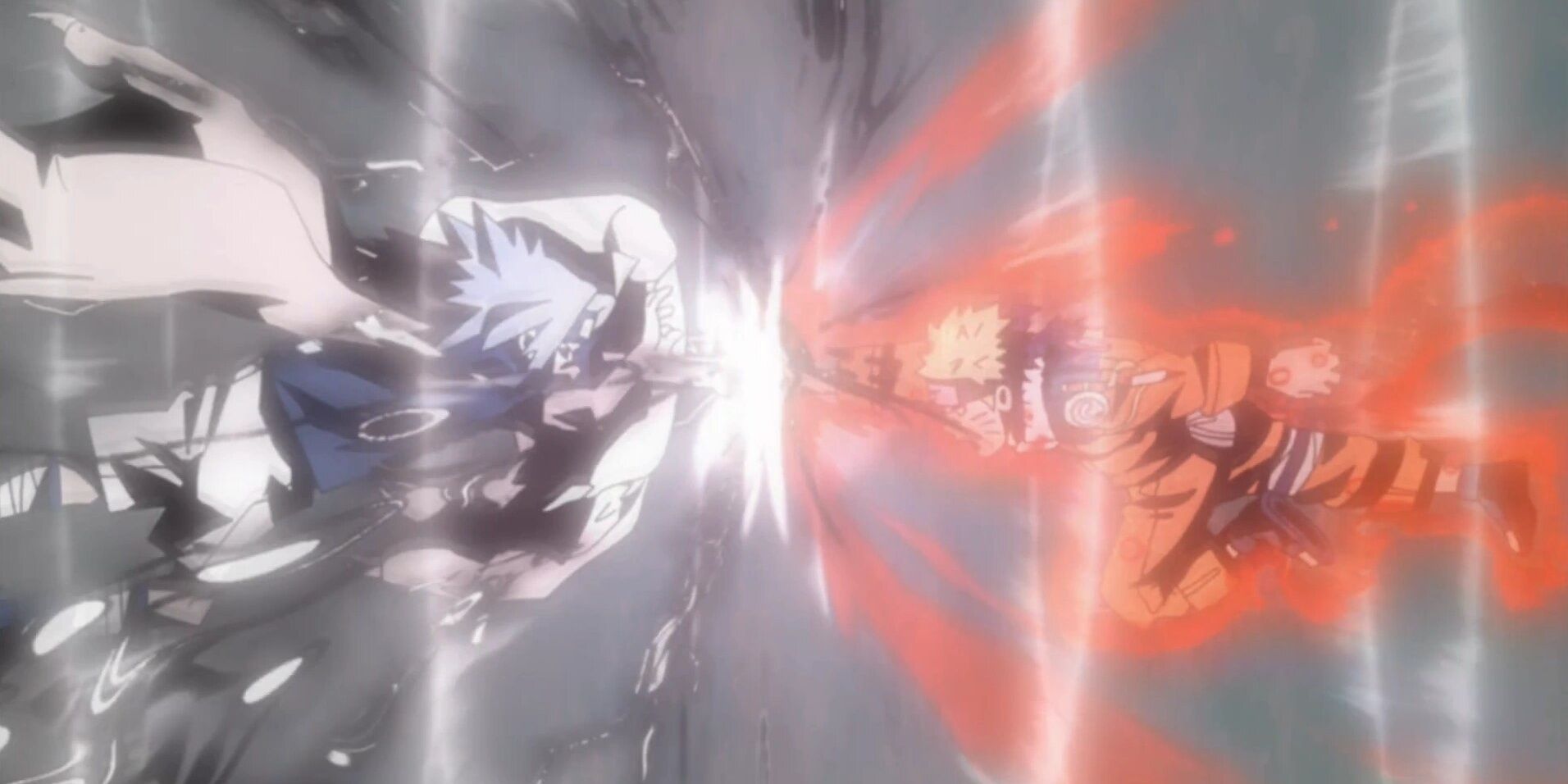 Naruto and Sasuke Clash