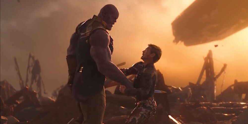 Thanos Iron Man Avengers Infinity War