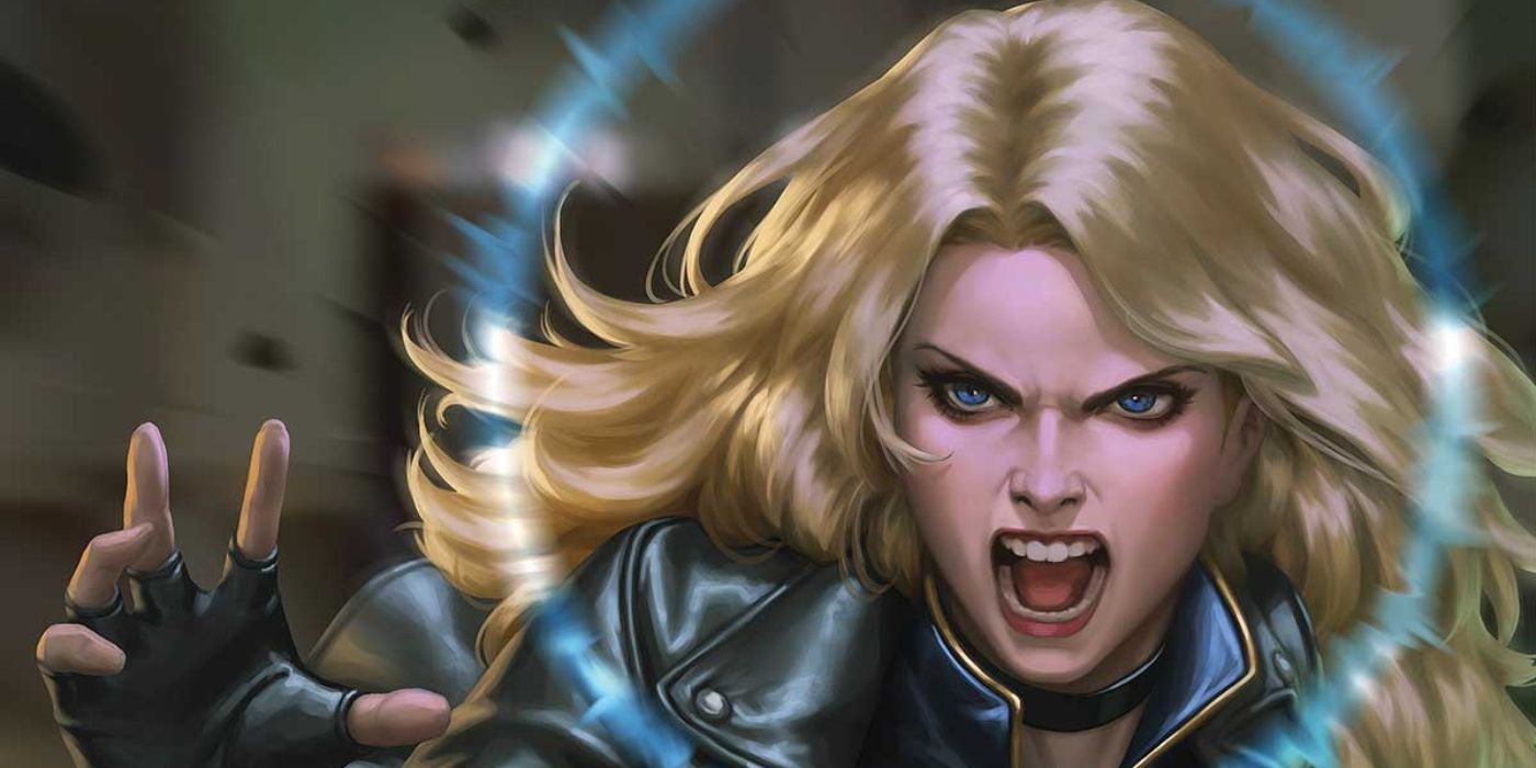 Black Canary Uses Her Canary Cry