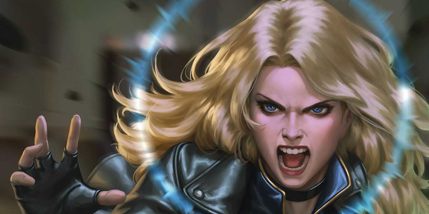 Black Canary Uses Her Sonic Scream