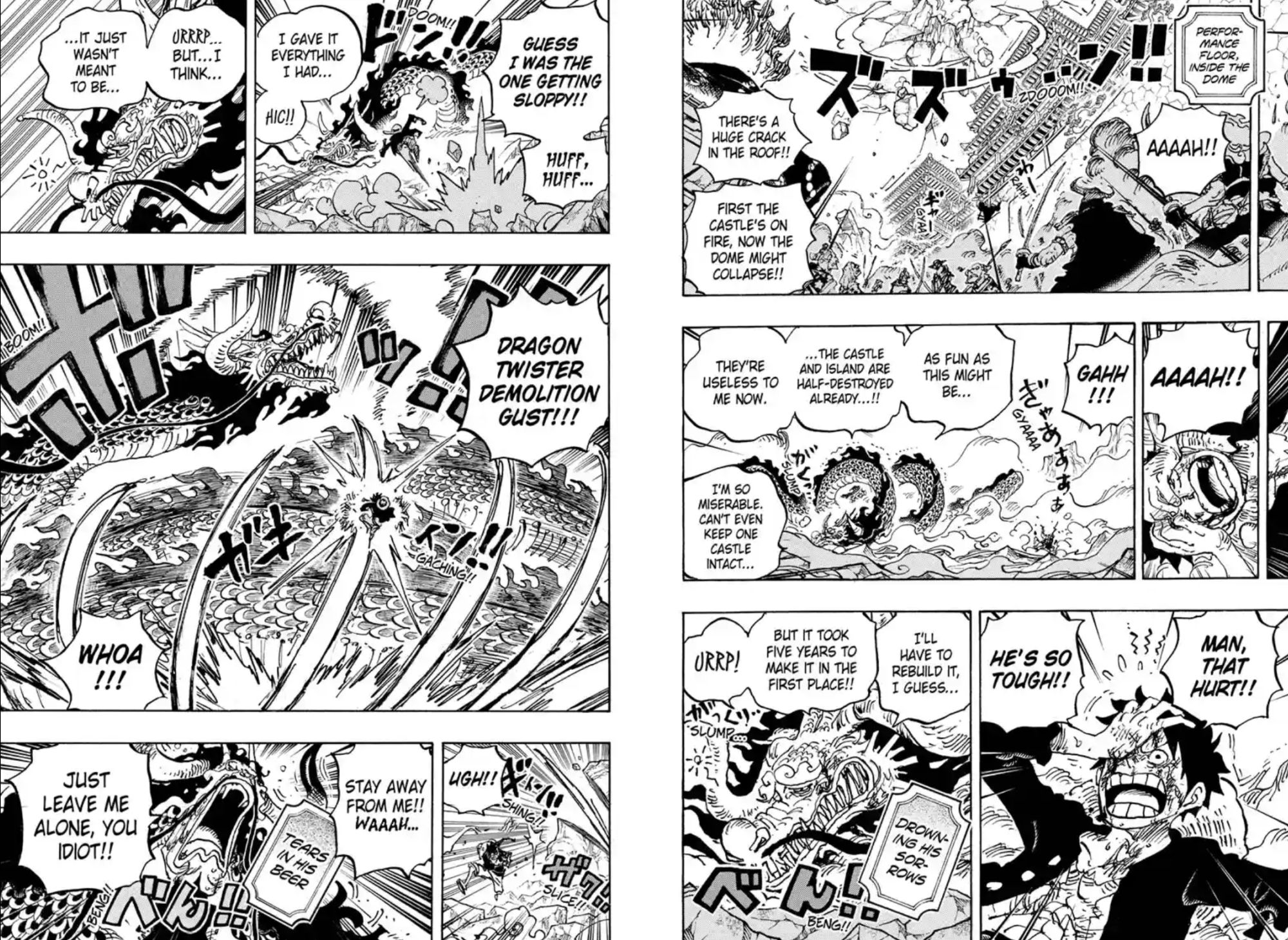 One Piece Chapter 1037 Recap Spoilers Drunken Dragon Bagua
