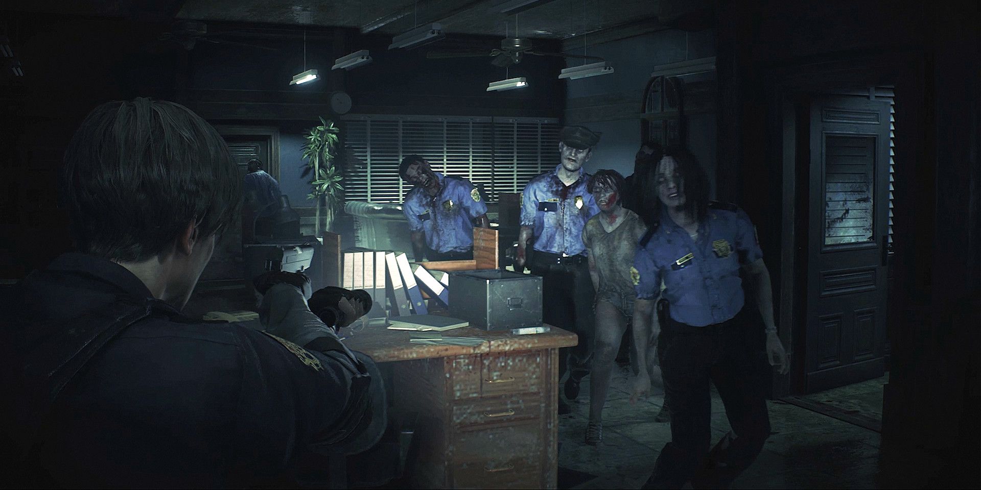 Resident Evil 2 Remake Leon Kennedy Police Station