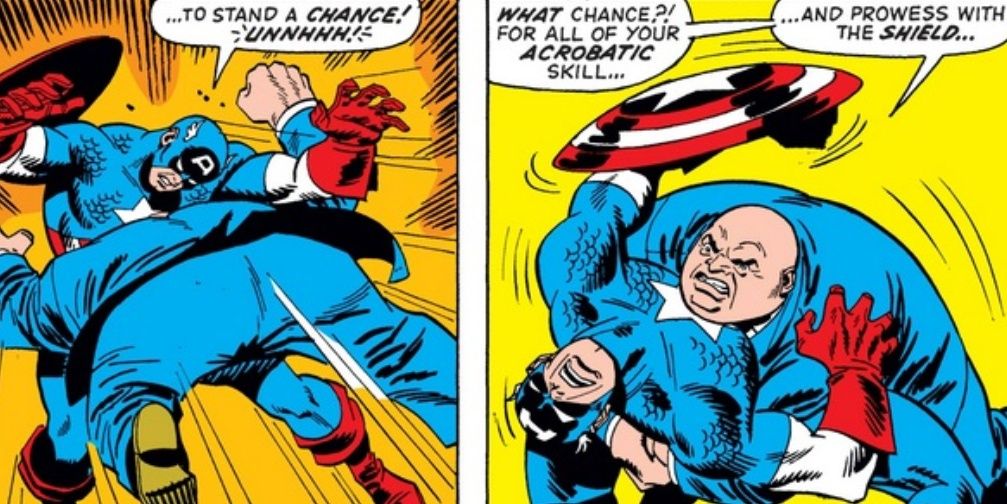 Captain America 147 Cap vs. Kingpin