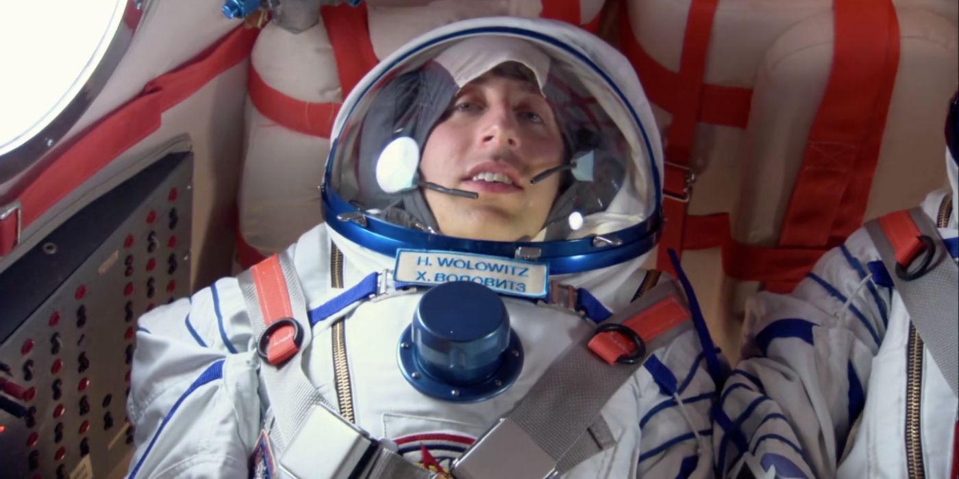 Howard as an astronaut