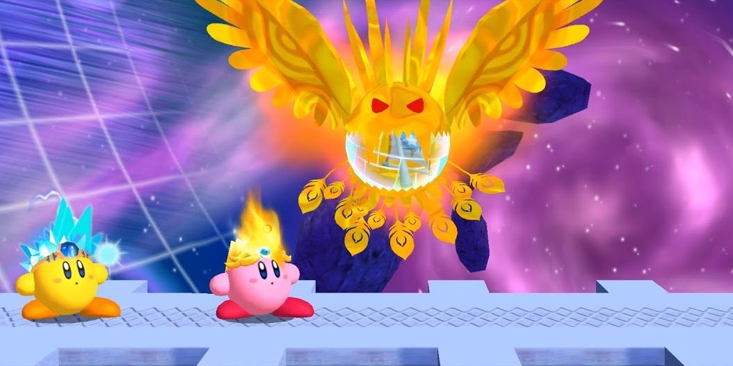 Kirby Return To Dreamland Two Player Yellow Kirby