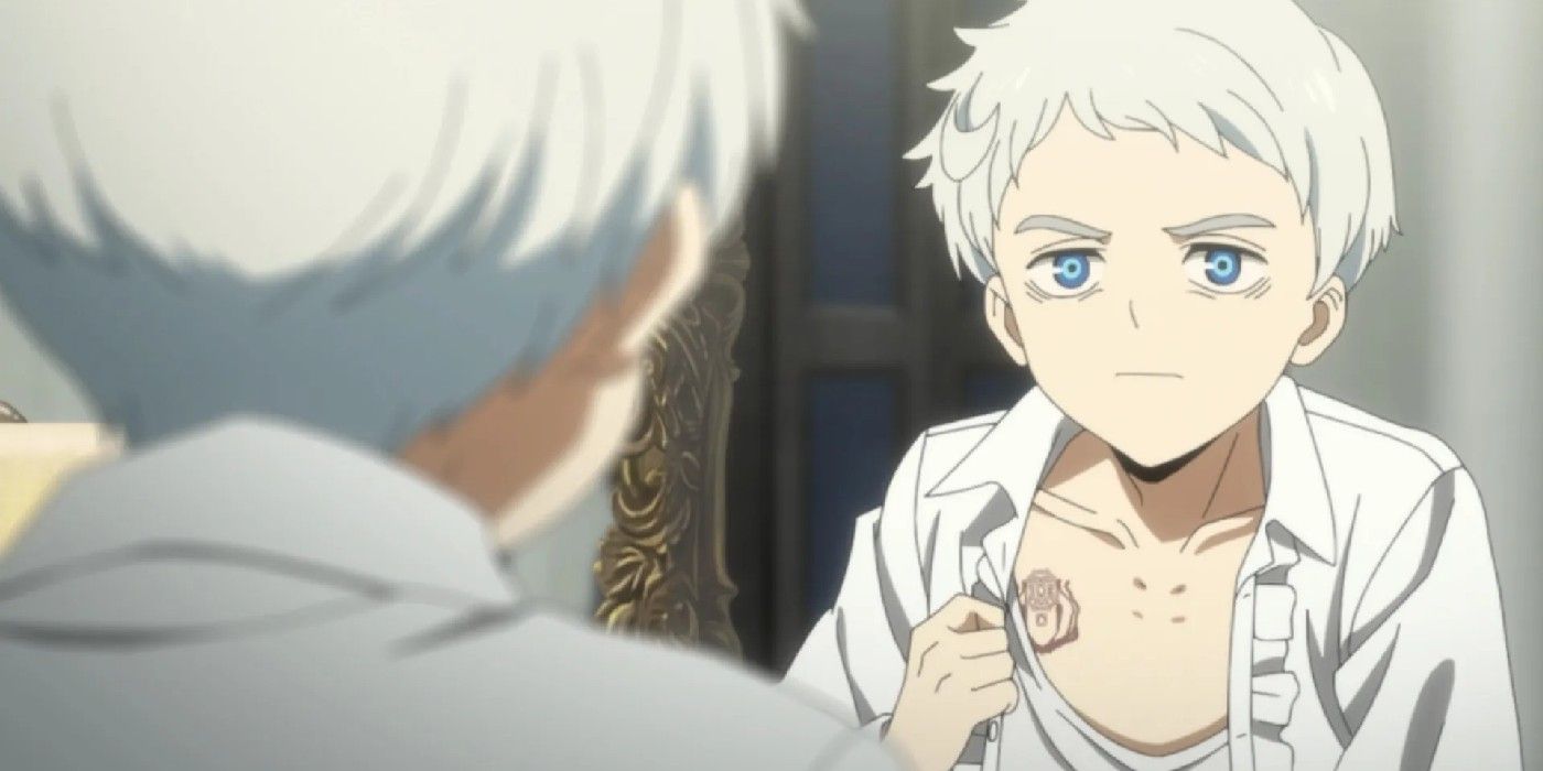 Norman Checks His Wounds In The Promised Neverland