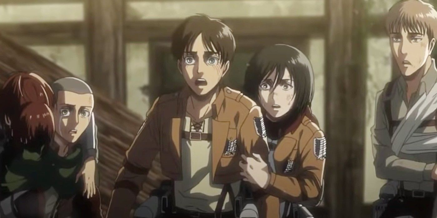 The Scouts Watch Bertholdt Die In Attack On Titan