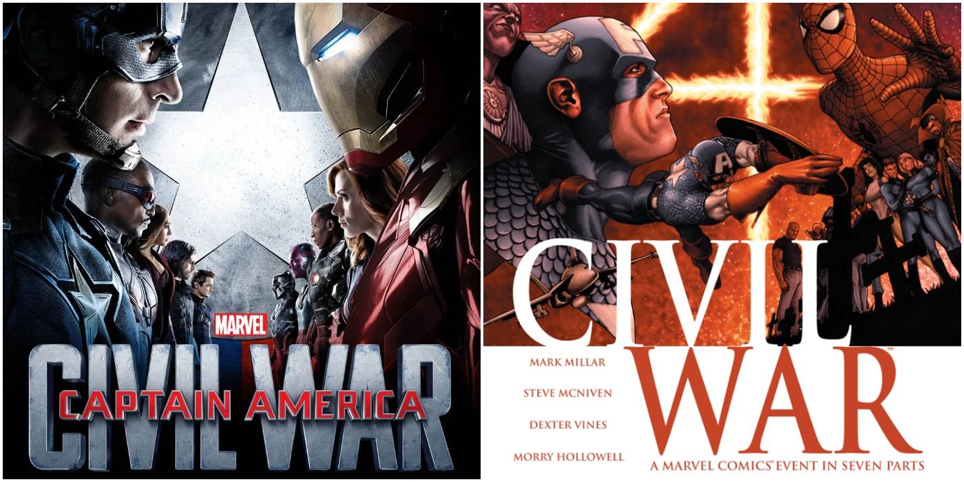 Civil War As A Movie And Comic