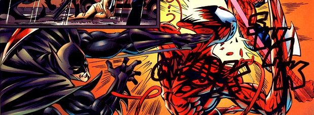 Nothing was more ridiculous than Batman beating Carnage with Spock-fu. 