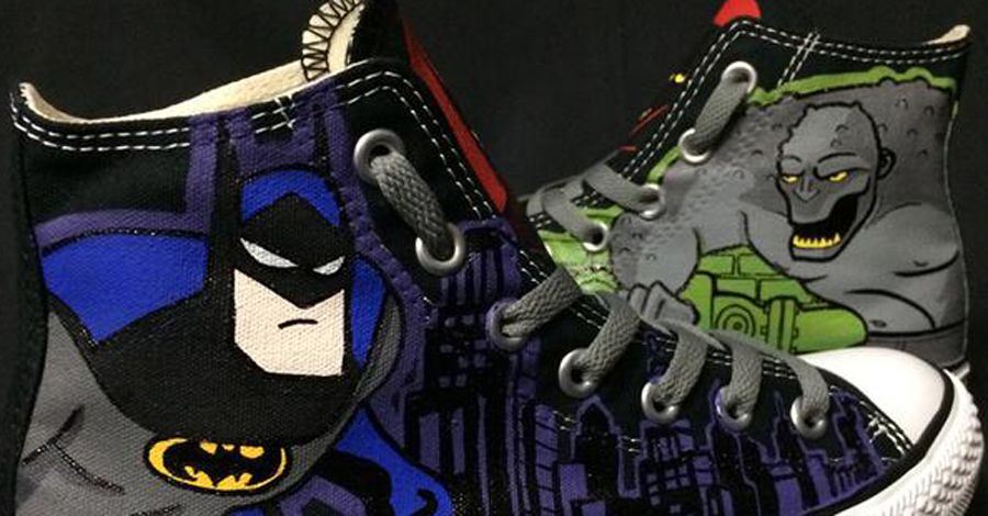 custom batman sneakers