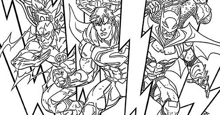 EXCLUSIVE: DC Comics' Coloring Book Variant Covers by Allred, Kolins & More