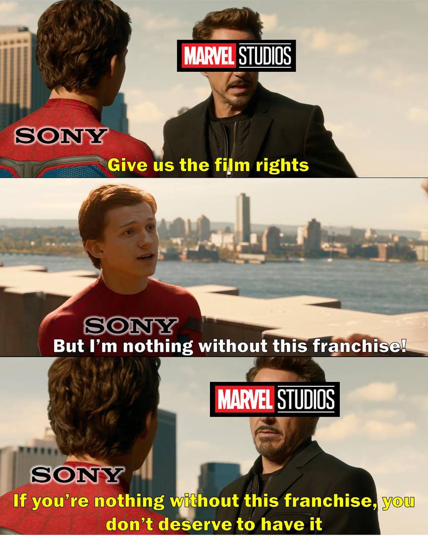 Iron Man Spider Man Marvel Sony